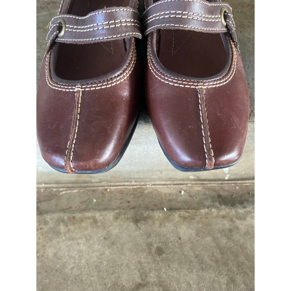 Clarks brown leather Haydn Maize slip on Mary Jane - Picture 5 of 10